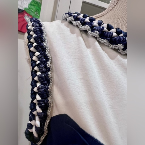 Chanel Blue and White Braided Boarder Dress - Picture 8 of 16